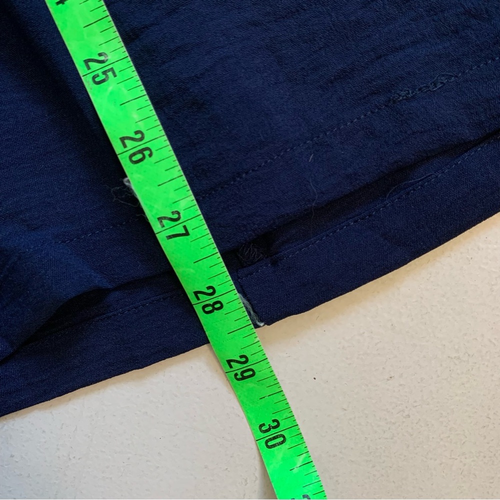 Cupshe Navy Blue Wide Leg Pull-On Sailor Pants Size Medium NWT Beach Vacation - Picture 16 of 16